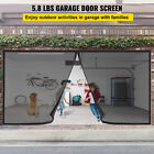 Vevor Garage Door Screen Garage Net 18 X 7 Ft For 2-car Magnet Bottom Heavy-duty