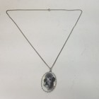 Poodle Dog Cameo Necklace Pendant  Schnauzer