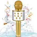 Wireless Bluetooth Handheld Karaoke Microphone Speaker Ktv Player Kids Mic Party