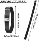 2 Pcs Thigh Garter Belt Black Leg Garter Belt Plus Size Adjustable Garter Bel   
