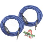 Speakon To 1 4 Male Cables  2 Pack  By Fat Toad   25 Ft Professional Pro Audio