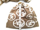 Michael Kors Hat   Scarf Beige Brown Mk Set Logo Winter Nwht