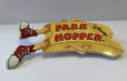 Disney  park Hopper Ticket Man  Promo Pin Button For Ticket Sellers rare 