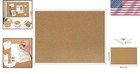 Versatile Cork Bulletin Board With White Frame - 23  x15 7   Home   Office Decor