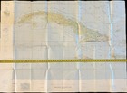 Vintage Cuba Caribbean Operational Navigation Chart Onc J-26 Cold War Military