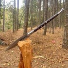 Custom Handmade Carbon Steel Blade Traditional Viking Spear   Hunting 30 Inches