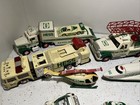 Hess Lot Of 8  1999 Spaceship 98    Truck 02    Truck Plane 05    Firetruck Bike  more