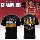 Arsenal Champion 2026 T Shirt Arsenal Premier League Champions 2 Sided Shirt