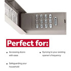 Liftmaster 878max Wireless Keyless Entry Garage Door Opener Keypad Security 
