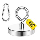 200 Lbs Neodymium Fishing Magnets  1 73 Inch Diameter  High Power With Handle   