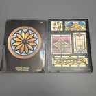 Lot Of 2 Vintage Stained Glass Pattern Books Projects Gifts Judy Miller  Luciano