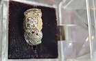 Vintage Rare 10k Gold  diamond 32nd Degree Masonic Ring