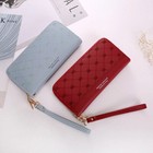 Womens Zip Wallet Phone Bag Long Clutch Leather Purse Card Holder Wristlet Gift