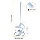 2pcs Paint Mixer For Drill  Paint Stirrer Drill Attachment Mixing Paddle