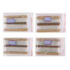 900pcs 45 Values 5  1 4w Resistor Kit 0 Ohm-1m Ohm Carbon Film Resistors Kit