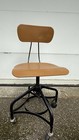 Vintage Uhl Steel Toledo Metal Furniture Company Drafting Chair Stool