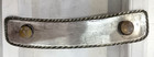 925 Sterling Silver Western Saddle Cantle Plate Rope Edge  Includes Hardware