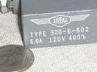 Airpax 520b602 Military Mil Spec Aircraft Ac Circuit Breaker Toggle 6a 400hz Usa