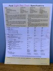 1957 Ford Light Duty Trucks F100 F250 F350 Sales Brochure Buyer Catalog Ad