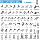 Domestic Sewing Machine Presser Foot Feet Hemming Kit For Brother Singer Janome