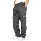 2025 New Men s Hiking Cargo Pants Drawstring Elastic Waist Sweatpants Sports