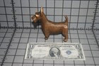 Antique Bronze Simon Moselsio Signed Airedale Scotty Terrier Dog 1928