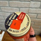 Vintage Barber Shop Cru Butch Hair Wax Lucky Tiger For Butch   Crew Cuts Jar 50s
