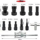 12pcs Blind Hole Collet Bearing Puller Set 8-32mm Inner Bearing Extractor With 