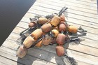 1-vintage Look  Rope Float Buoys coastal Home Accent fence Decor gifts rf-02
