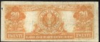1922  20 Twenty Dollar Gold Certificate Note Fr 1187