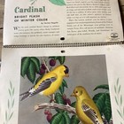 Vintage 1954 John Deere Dealership American Bird Book Calendar Rare