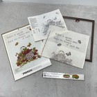 Vintage Paragon Needlecraft Crewel Kit 0448 Enjoy Each Day Frame 11x14 Berries