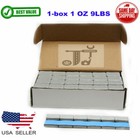 6box 1 4 1 2 1oz Gray   Blk Wheel Weights Stick-on Adhesive Tape 54 Lb Lead-free