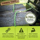 Timber Tuff 15 Foot Choker Chain W probe Stake For Atvs  Utvs    Lawn Tractors