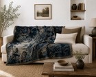 Vintage Style Tapestry Blanket Loyal Hunting Dog In Woodland Scene