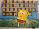 Spongebob Squarepants Original Production Cel Cell Animation Art
