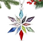 2025 Crystal Snowflake Annual Ornament     Large Luxury Collectible Christmas D  co