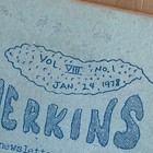 Iowa Indie Leftist Political Satirical Zine Sweet Gherkins Vol 8  1  1 24 1978 