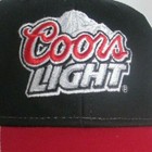 Coors Light Beer Hat Trucker Snapback Embroidered Capamerica Brand Cap Nos