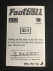 1989 Panini Nfl Sticker  334 Miami Dolphins Team Foil B103