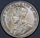 1912 Newfoundland Canada 20 Cent 350k Mintage Very Fine Km 15 Free Shipping