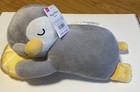 Nwt Daiso 16   Grey Penguin Hug Pillow Plush Toy     Soft Kawaii Stuffed Animal