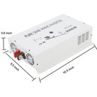 2000w Pure Sine Wave Inverter 36v To 110v 120v Power Solar Car Home Truck Motor