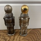 Vintage Silver Treasures By Godinger Nutcrackers Salt   Pepper Shakers 1994