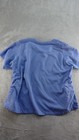 Vera Bradley Scrub Top Womens 2x Blue Short Sleeve Front Pockets