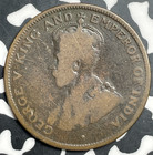 1924 British Honduras 1 Cent Lot t9857 Reverse Damage
