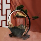 Desktop Water Fountain Indoor Waterfall With Atomizer   Led Table Decor Fountain