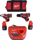 M12 Drill impact Combo Kit - Milwaukee 2494-22