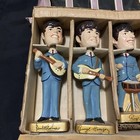 1964 Beatles Bobbn Head Car Mascots In Original Box Bobble Heads With Insert
