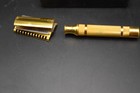 Antique 1920 Gillette Gold Tone Safety Razor   Blade Box In Orig Hinged Case